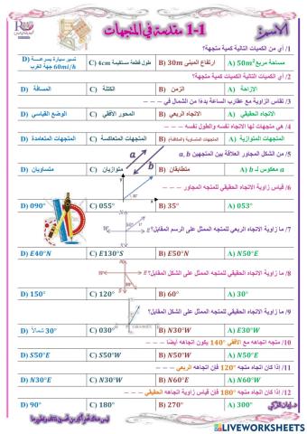مقدمة في المتجهات