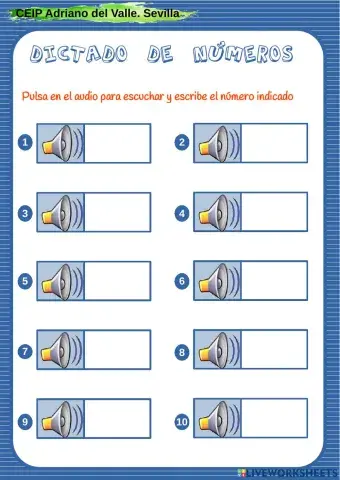 ABN Dictado de números decimales basic