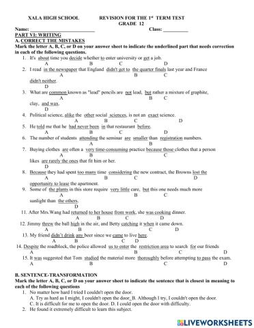 Đề cương ôn tập thi hk1 - anh 12 (p2)