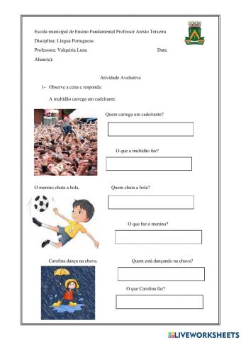 Atividade Avaliativa