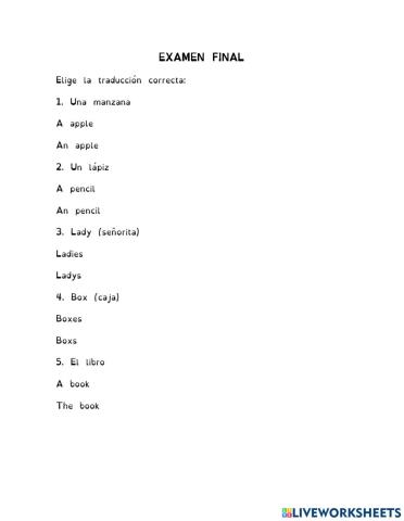 Examen final 1