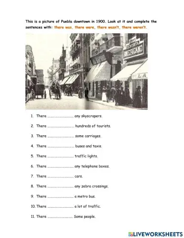 There were there was