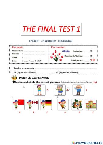 Final Test 4