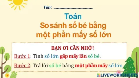 Bài tập Toán ngày 13-12