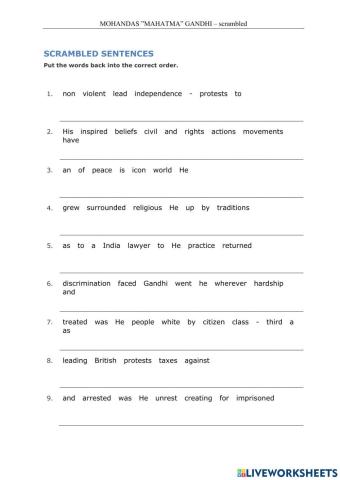 Mohandas Mahatma Gandhi