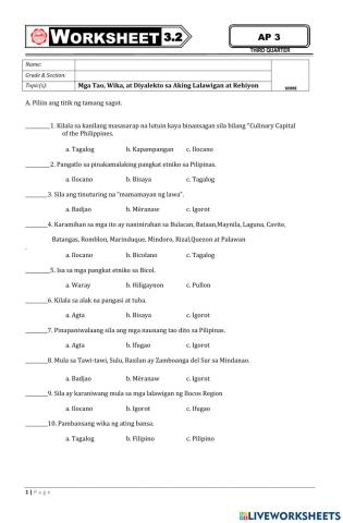 AP 3- Worksheet 3.2