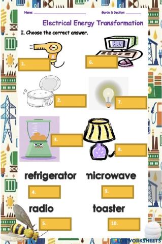 Changing Electrical Energy