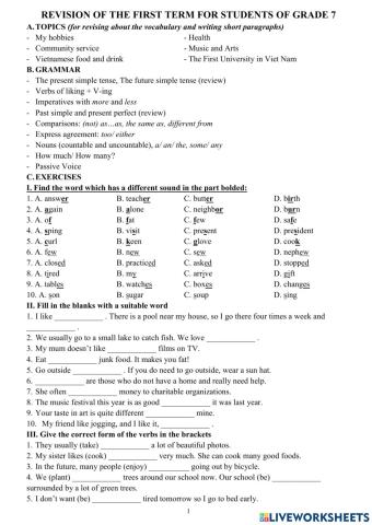 Câu hỏi ôn tập 7