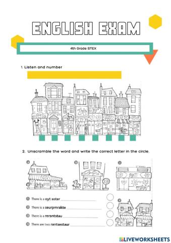 4thGrade exam unit 5