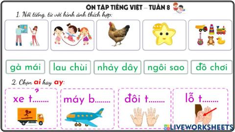 Ôn tập Tiếng Việt tuần 8