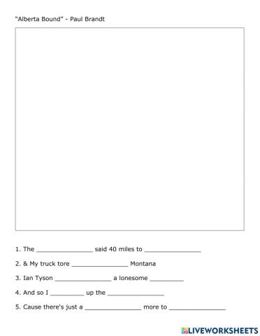 Alberta Bound by Paul Brandt