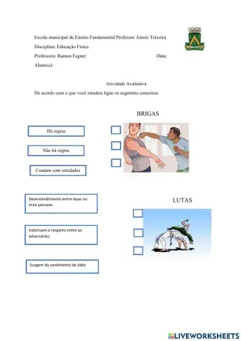 Atividade avaliativa