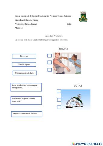 Atividade avaliativa