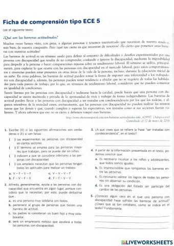 Comprención lectora