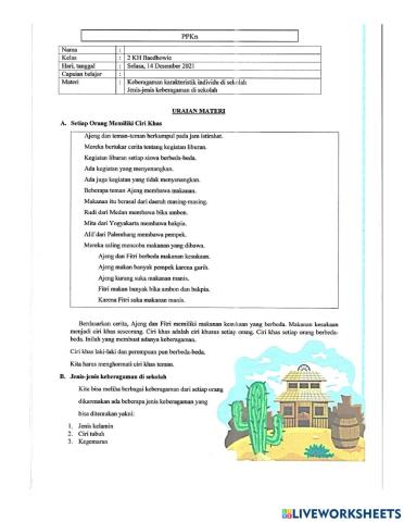 Keberagaman individu (jenis kelamin)