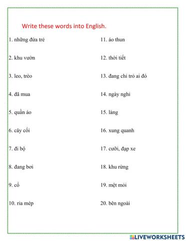 Ves - ôn tập - mover 9