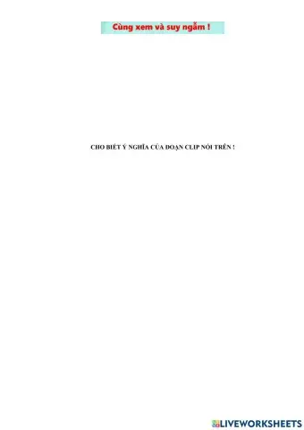 Vấn đề môi trường