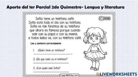 Aporte de Lenguaje 2do