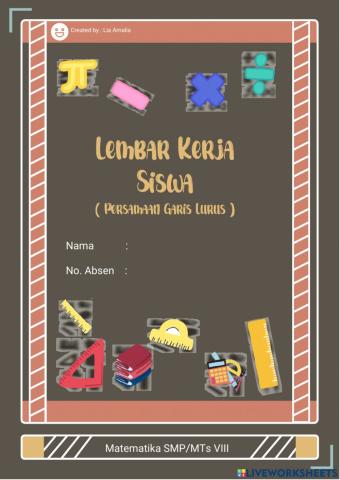 LKPd Persamaan Garis Lurus