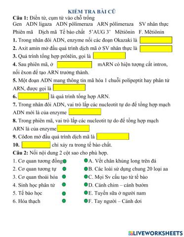 Bài 25. Học thuyết Đacuyn