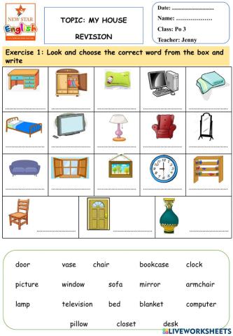 My house- Revision- Po3