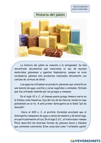 La historia del jabón