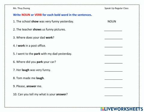 Su - khanh thy - noun or verb