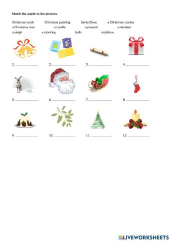 Christmas Vocabulary