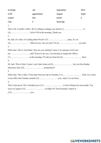 Ket 1 listening unit 5 lis2