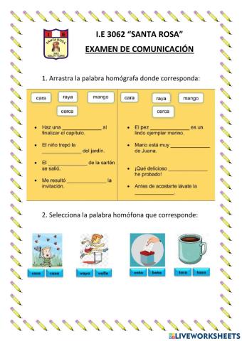 Examen de comunicación