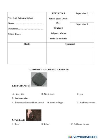 Science 2-revision 3-semester 1