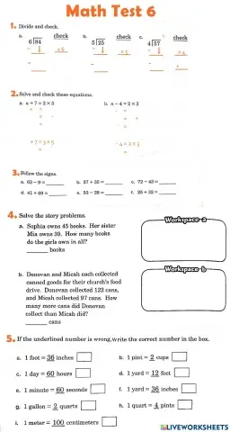 Math Test 6