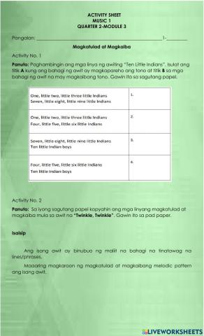 Magkatulad at Magkaiba