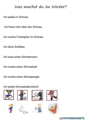 Was machst du im Winter?