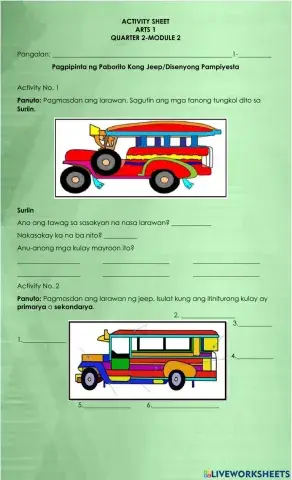 Pagpipinta ng Paborito Kong Jeep-Disenyong Pampiyesta