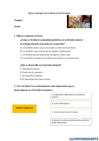 Época aborigen de la Historia del Ecuador