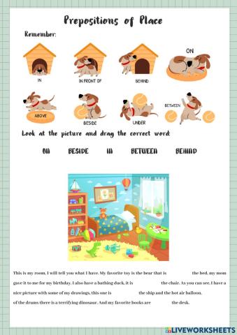 Prepositions of Place