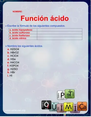Formación de compuestos químicos