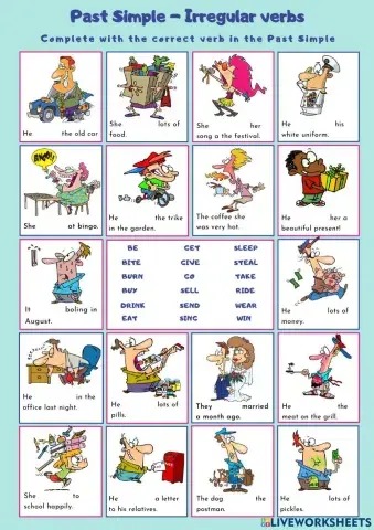 Past simple - Irregular verbs