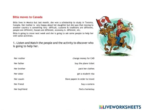 Bitia moves to Canada