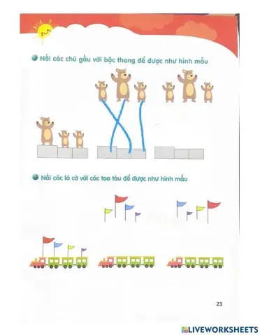 Cuốn Toán - Trang 23 - Lớp Mầm (3-4 tuổi)
