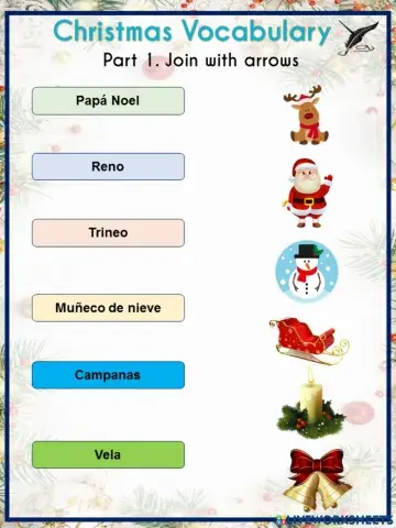 Christmas Vocabulary