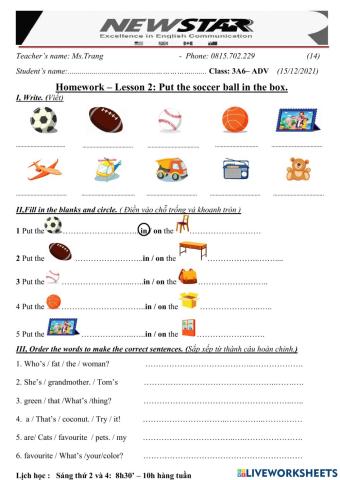 3A6-Lesson 2-Put the soccer ball in the box