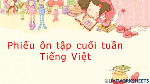 Phiếu bài tập Tiếng Việt