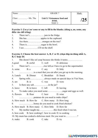 English 7 unit 5 test 3