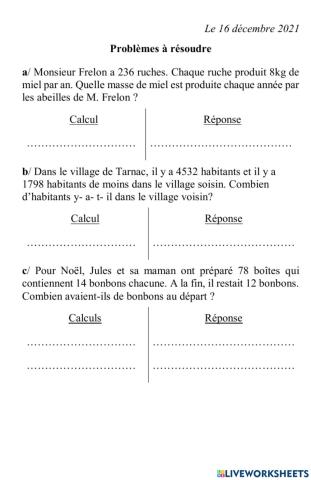 Résoudre les problèmes