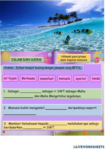 Hikmah penciptaan alam