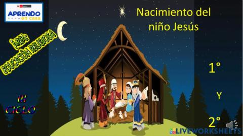 Nacimiento del niño Jesús