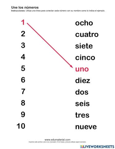 Numeros al 10