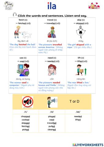 J3A Unit 4 Vocabulary (Verbs)